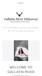 Mobile Screenshot of gallatinriverhideaway.com